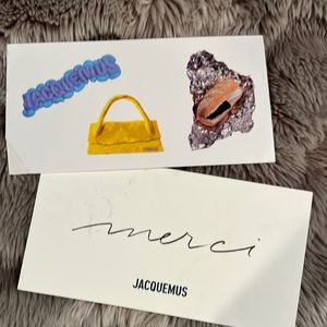 Jacquemus Stickers and‎ Thank You Card